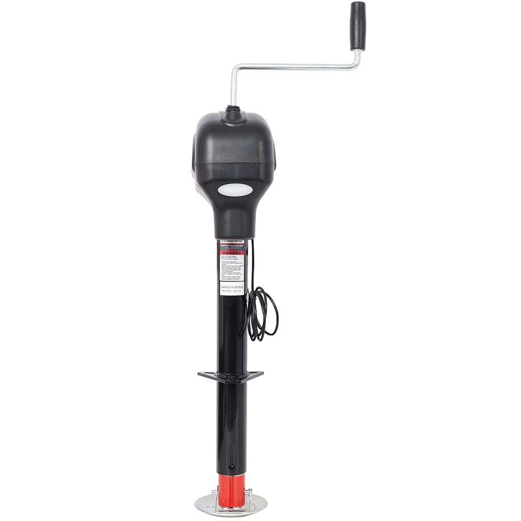 12V Electric Trailer Jack 3500 lbs 28" Lift Height L59757