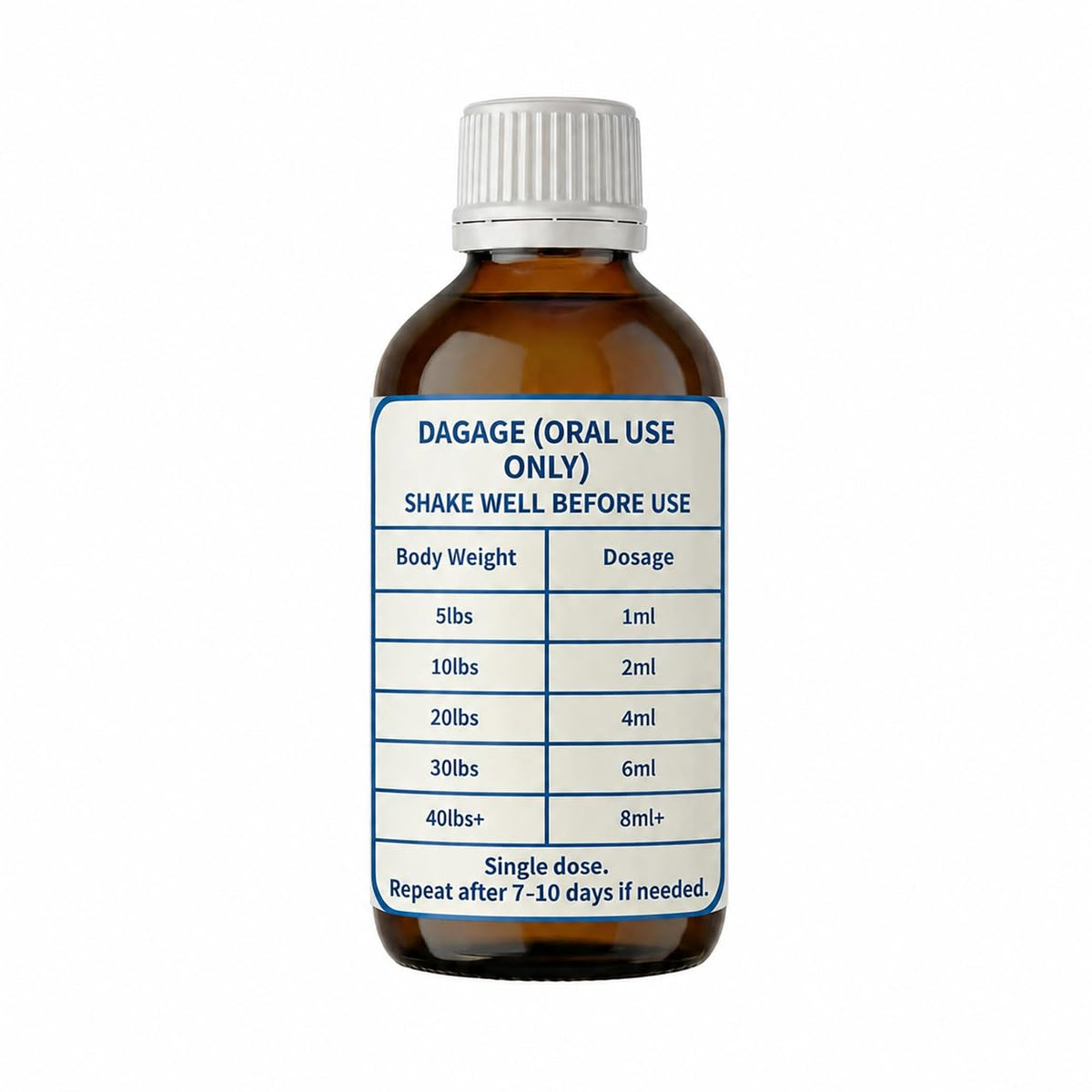 Liquid Dewormer for Dogs & Cats 3.5 fl oz E592