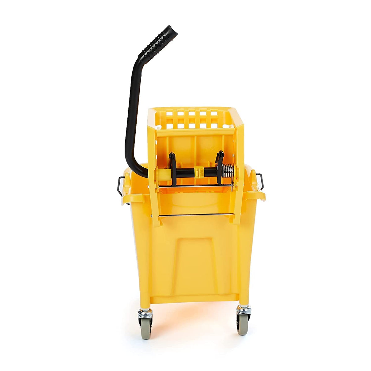 Yellow 35-Quart Mop Bucket on Wheels H8469