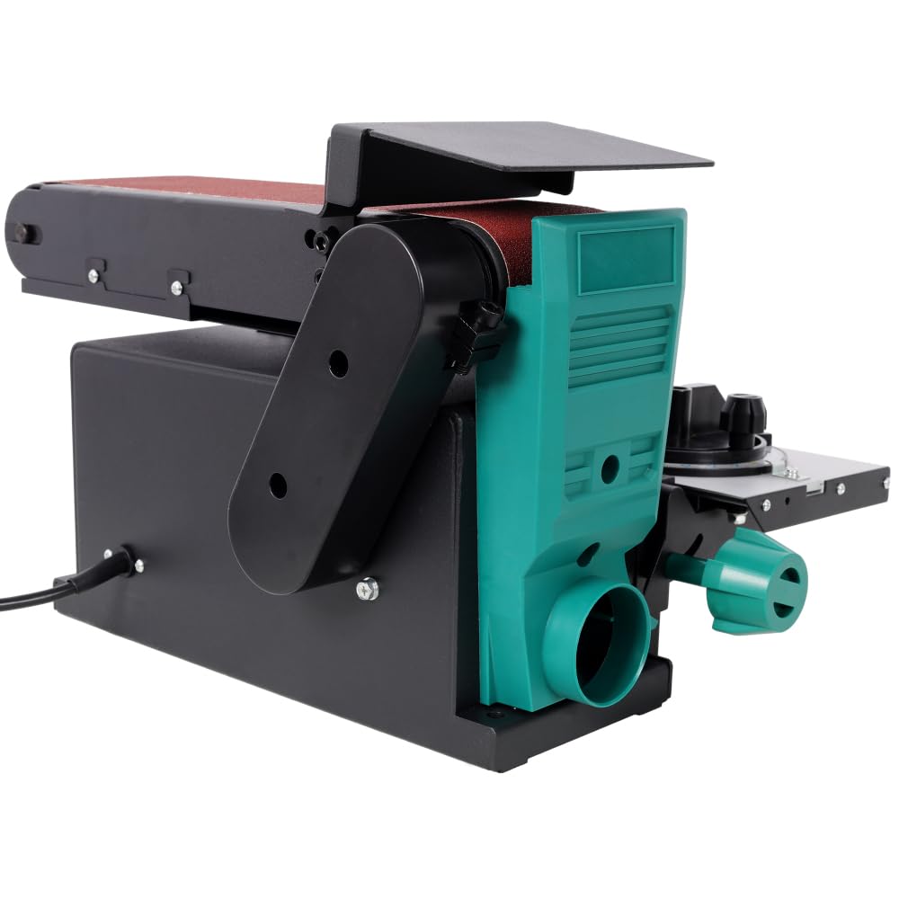 Benchtop Belt and Disc Sander, 120V/60Hz, 4x36 in. Belt & 6 in. Disc, Green Y71651