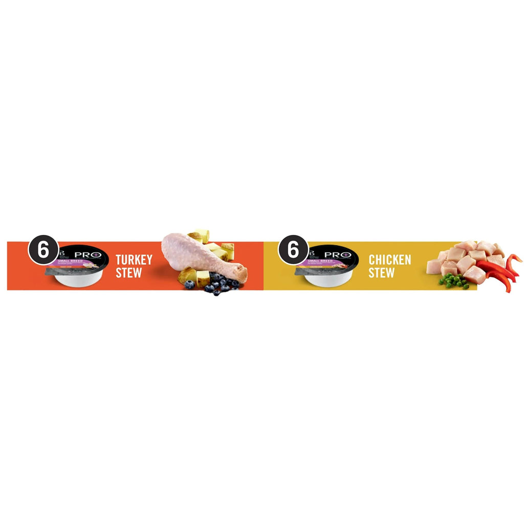 Turkey Stew & Chicken Stew Grain-Free Wet Dog Food 3.5 oz Cups C860746