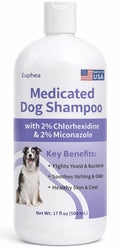 Medicated Dog Shampoo with 2% Miconazole & 2% Chlorhexidine 17 oz O589