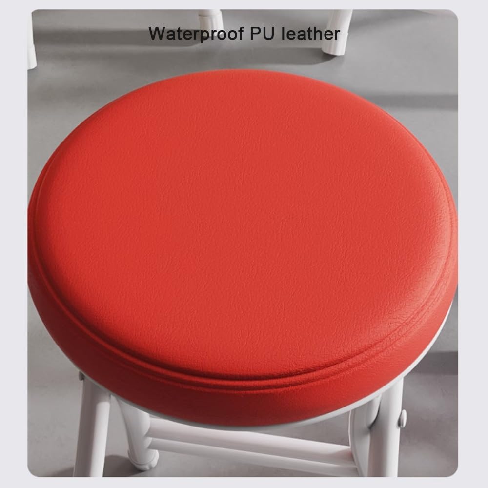 Round Padded Folding Stool Q8494