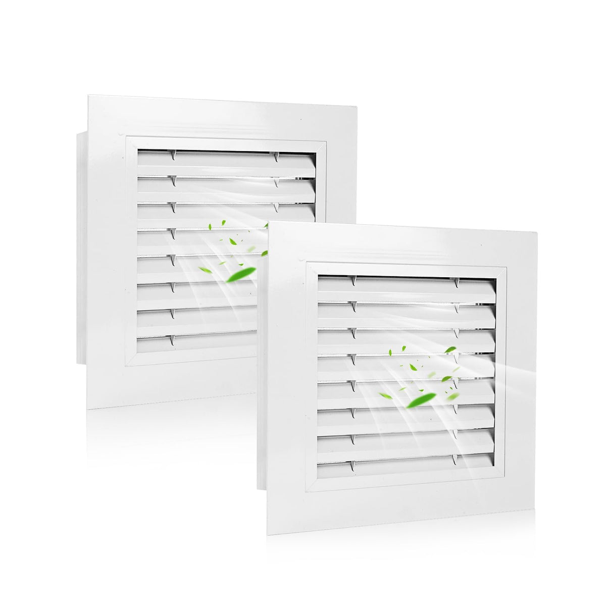 14" x 14" Aluminum Gable Vents with Screen, 2 Pack K856506