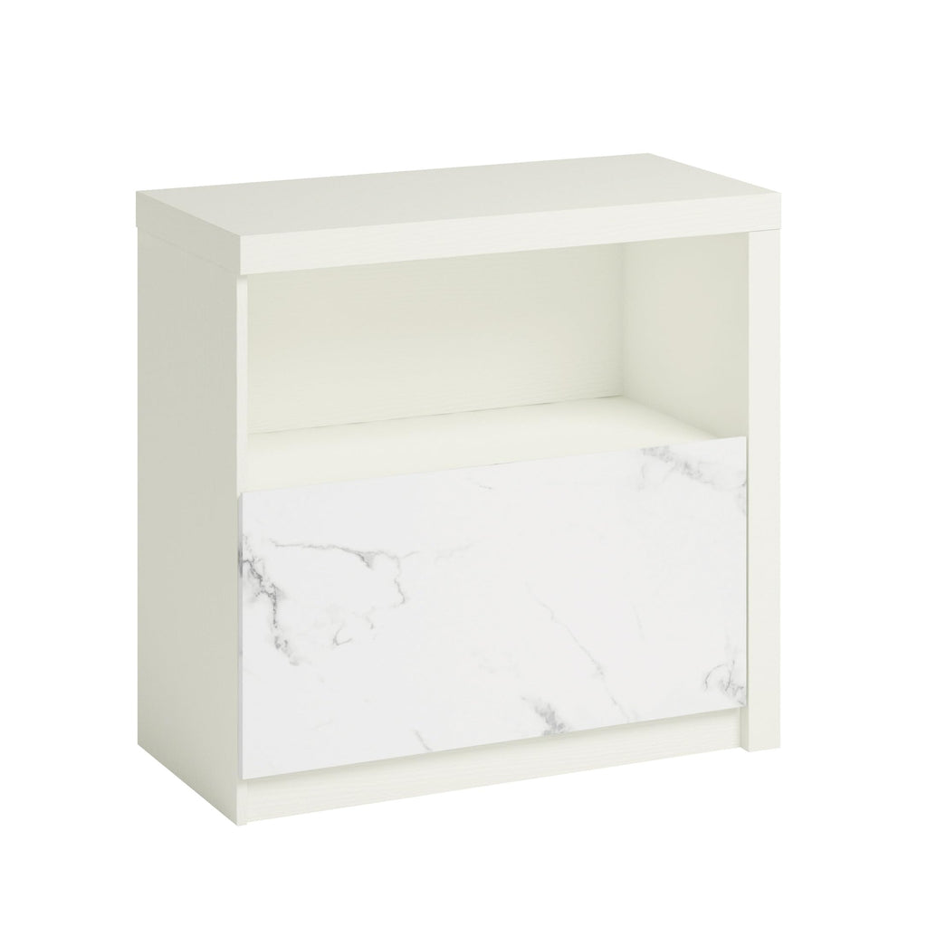 Pearl Oak Finish Lateral File Cabinet with Shelf E717272