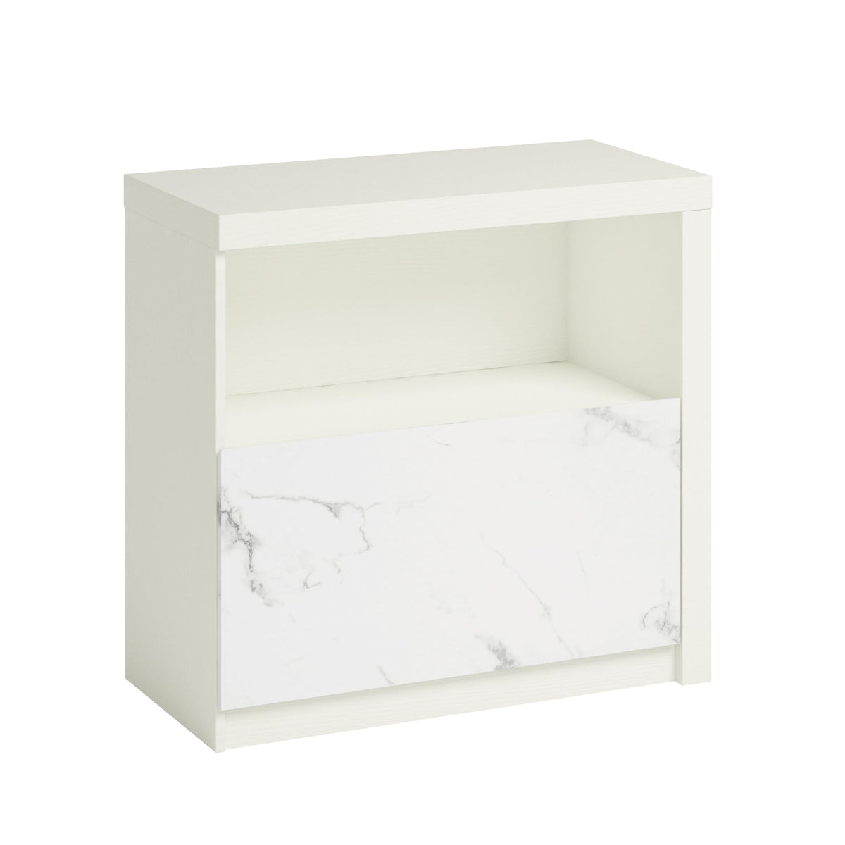 Pearl Oak Finish Lateral File Cabinet with Shelf E717272