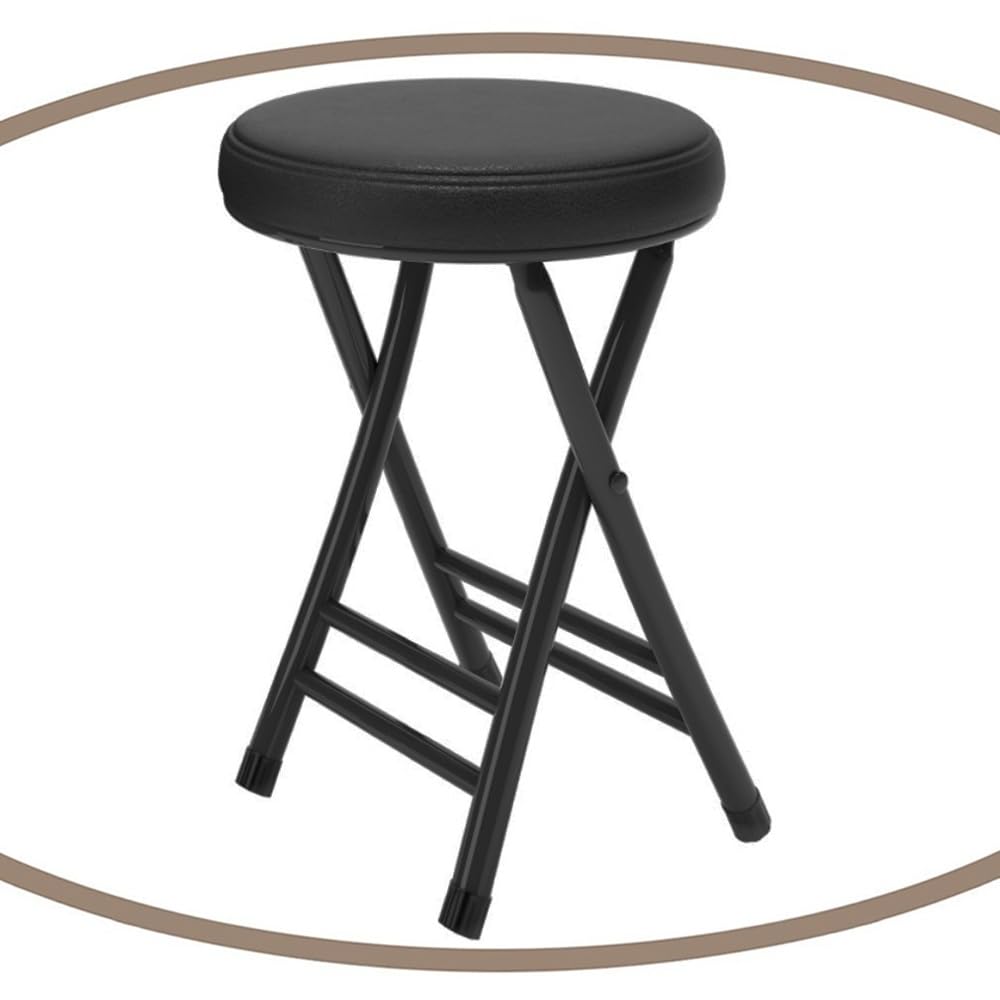 Round Padded Folding Stool Q8494
