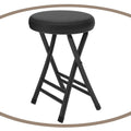 Round Padded Folding Stool Q8494