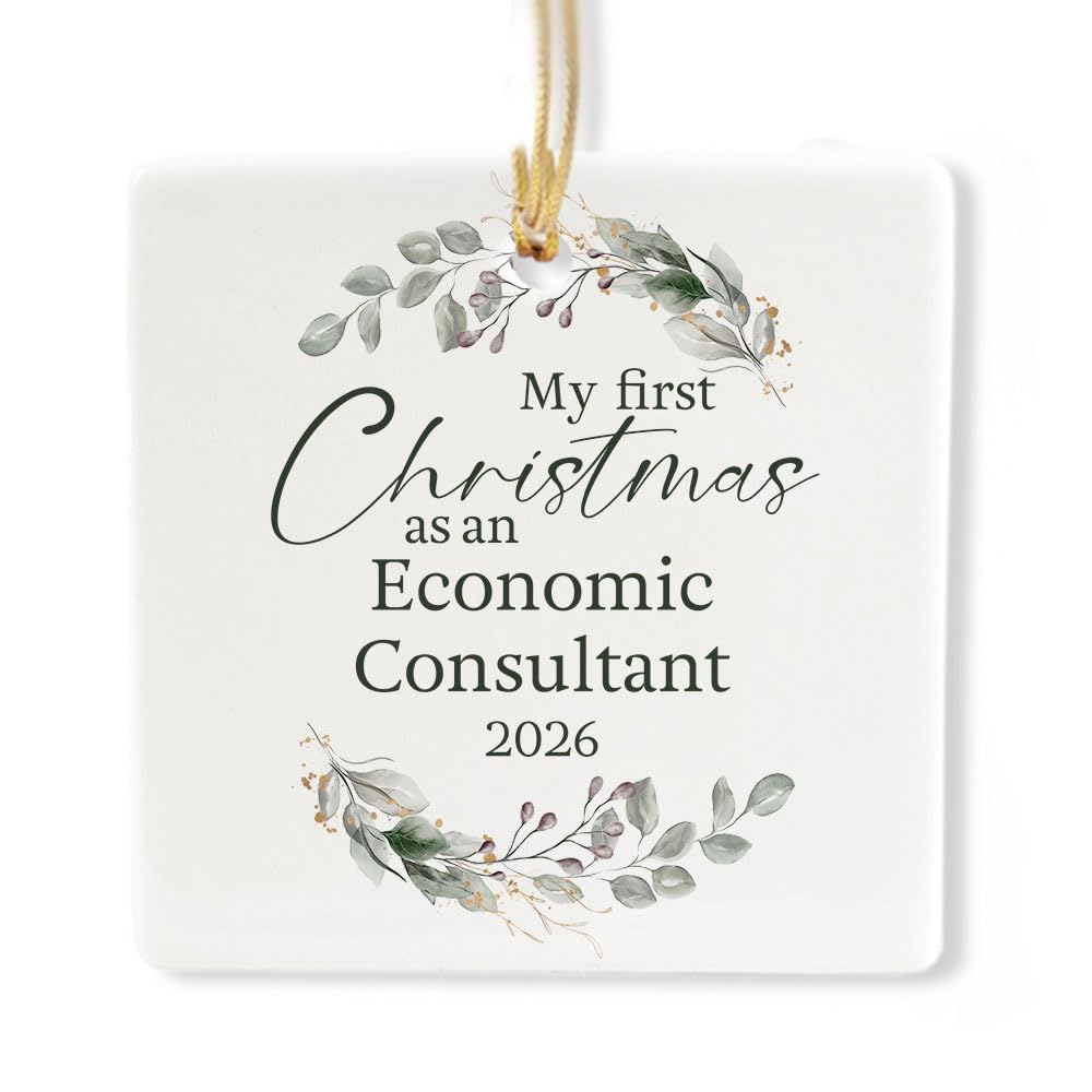 Ceramic 3-inch Square-Shaped Ornament V84604