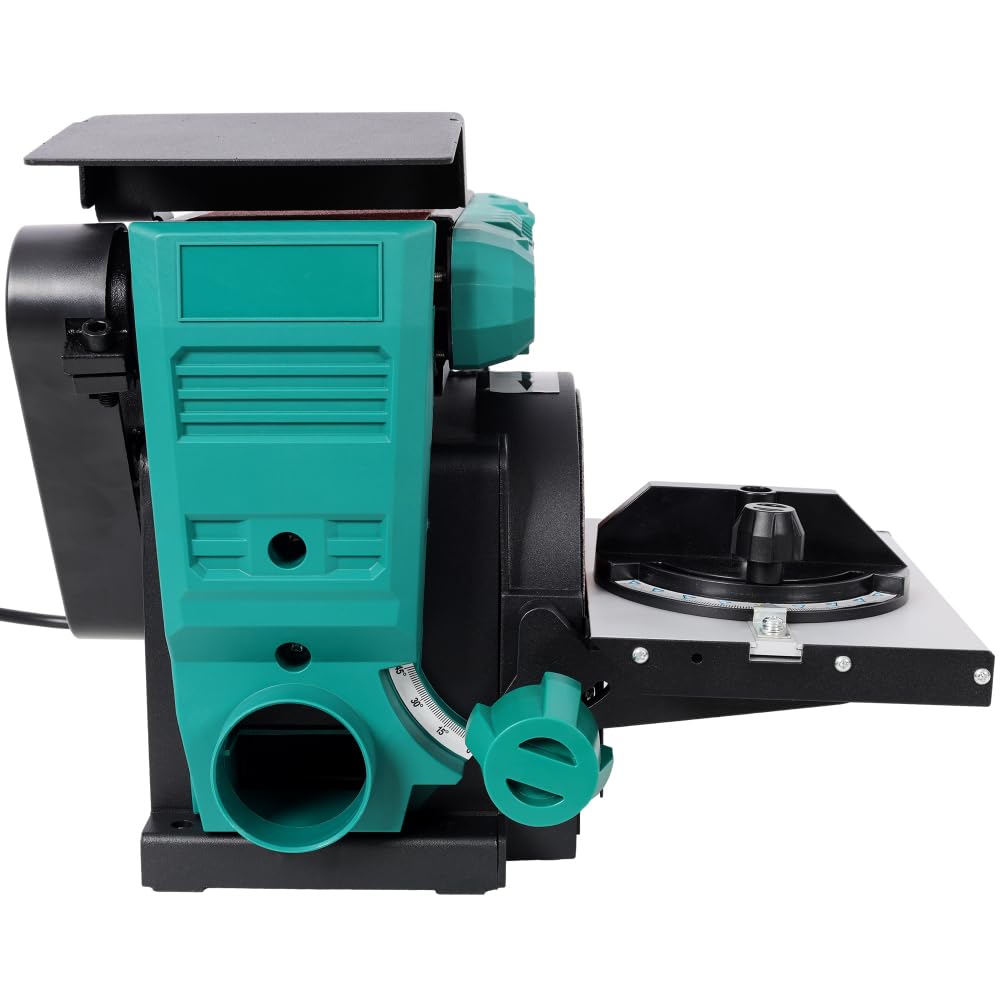Benchtop Belt and Disc Sander, 120V/60Hz, 4x36 in. Belt & 6 in. Disc, Green Y71651