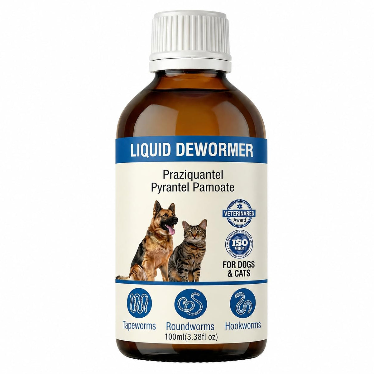 Liquid Dewormer for Dogs & Cats 3.5 fl oz E592