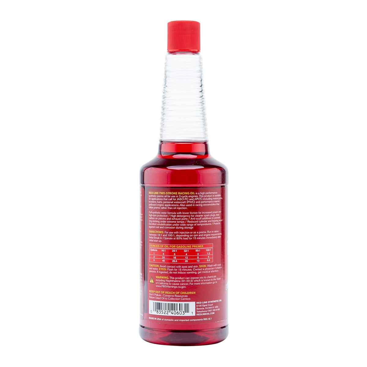 16 Ounce 12 Pack Synthetic Two-Stroke Oil D324