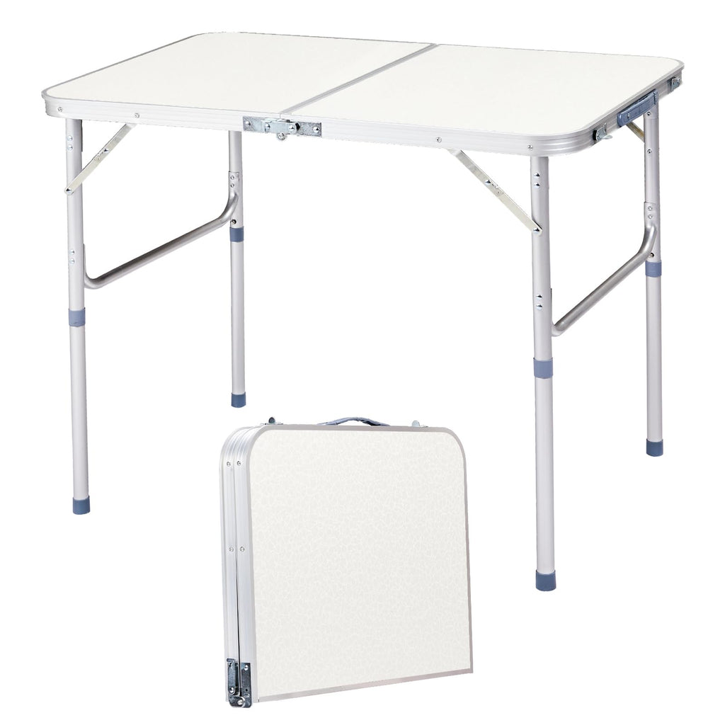 3ft Portable Aluminum Folding Picnic Table with Carry Handle T3581