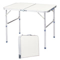 3ft Portable Aluminum Folding Picnic Table with Carry Handle T3581