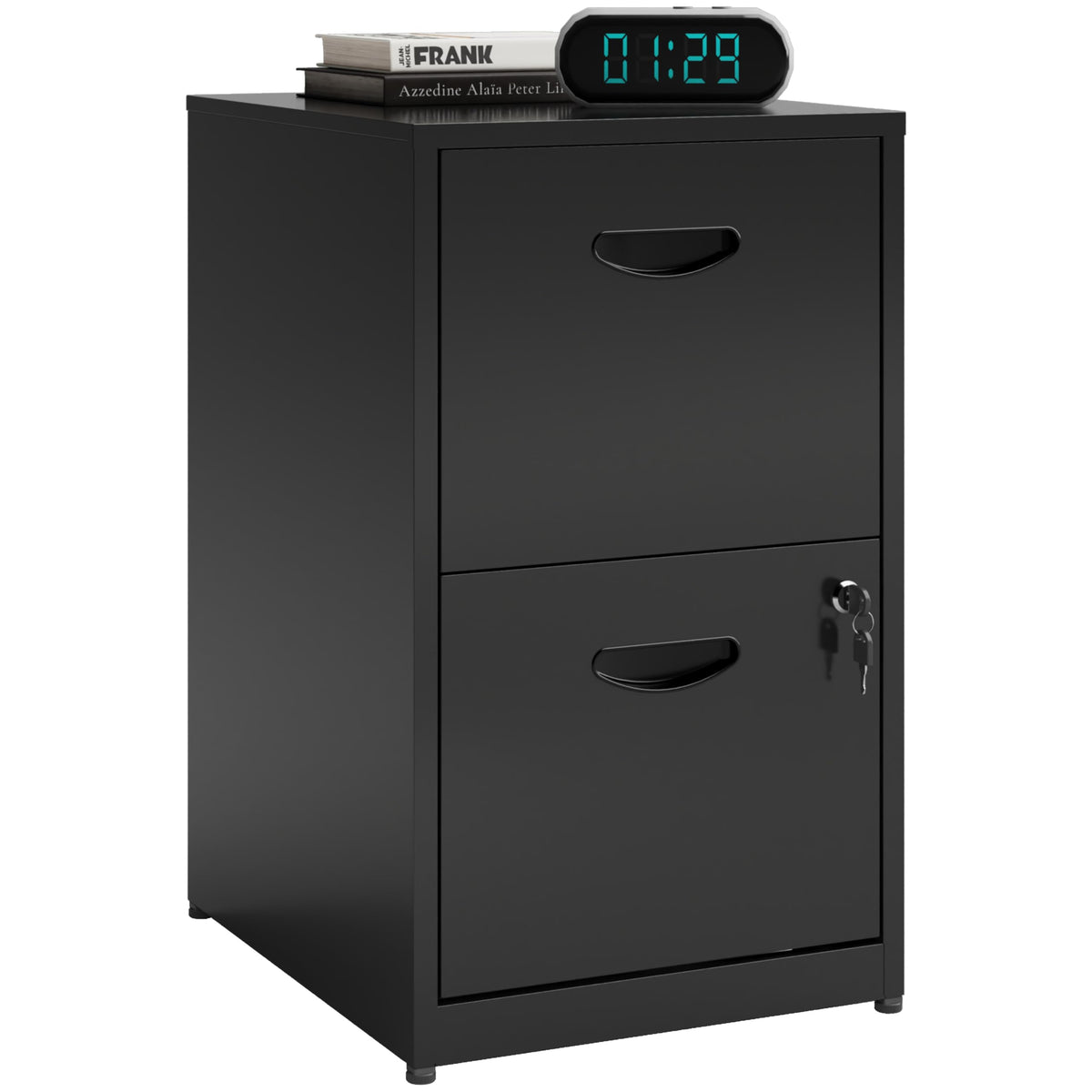 2 Drawer Metal File Cabinet with Lock G896636
