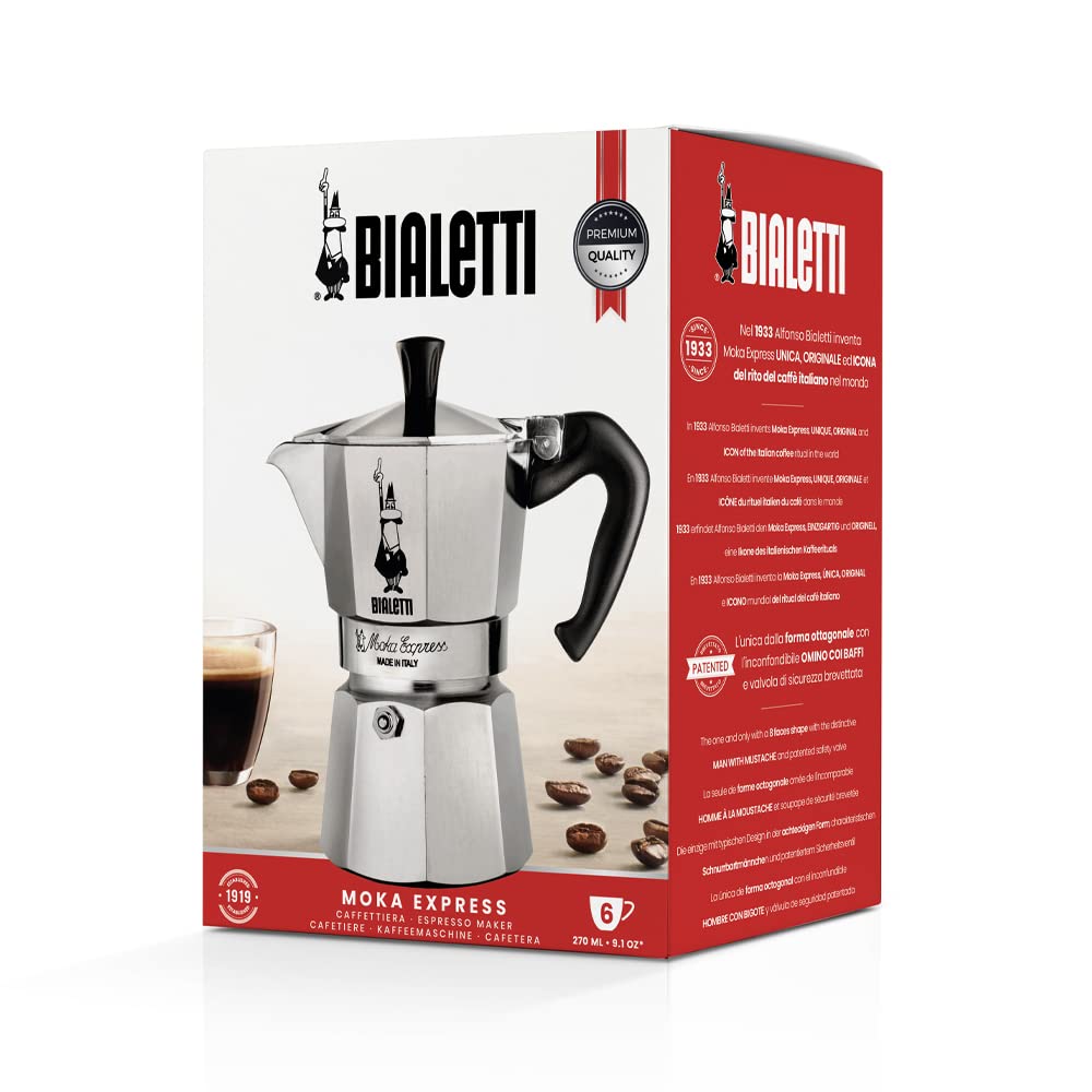 Stovetop Espresso Maker 6 Cups Y731
