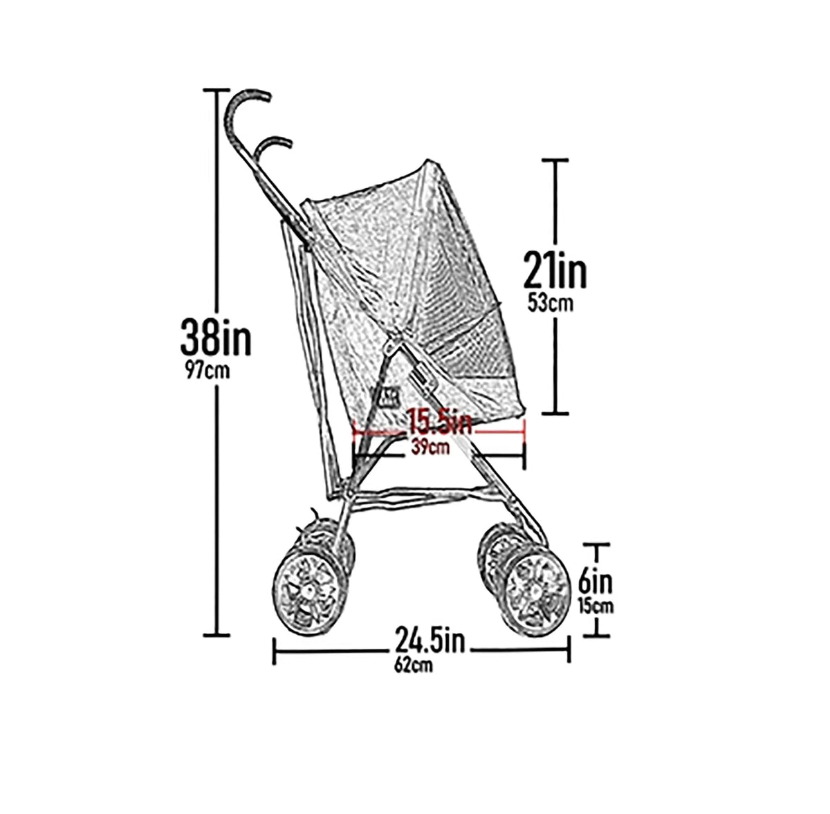 Pet Gear Travel Lite Plus Stroller M228