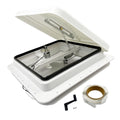 14" RV Roof Vent with 12V Fan, White W75634