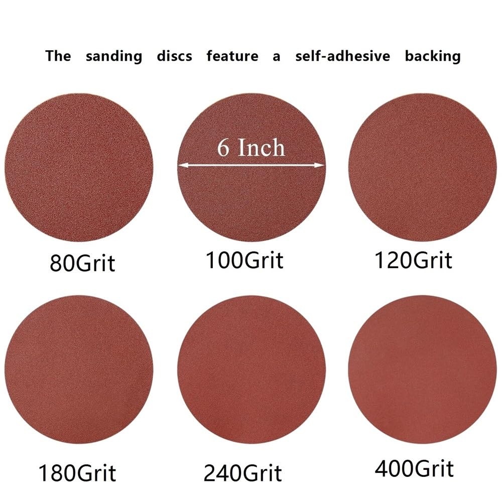 4 X 36 Inch Sanding Belt 6 Inch Self Stick Sanding Disc Set R4273