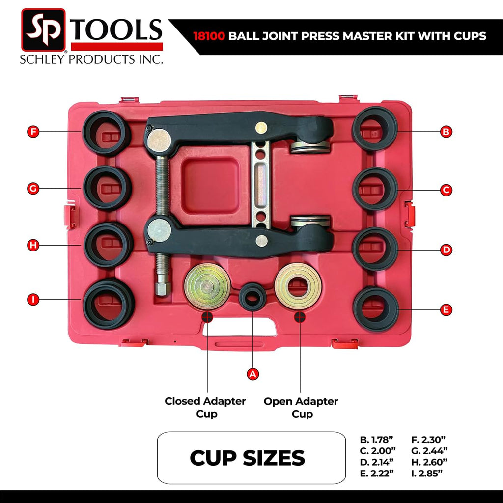 Ball Joint Press Master Kit with Cups N505966