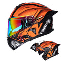 Modular Flip-Up Full Face Motorcycle Helmet with Dual Visor S717