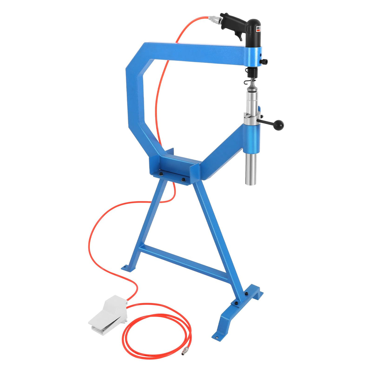 Pneumatic Planishing Hammer with Adjustable Anvil and Pedal S458