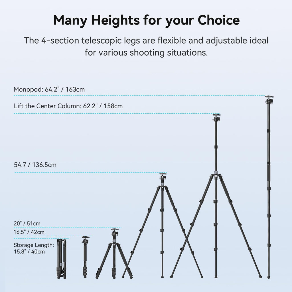 Carbon Fiber Camera Ball Head Tripod R677309