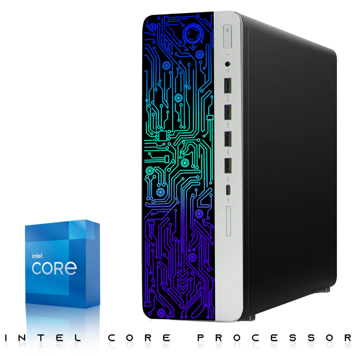 Gaming Desktop PC Intel Core i5 32GB RAM 1TB SSD 3TB HDD Windows 11 X60683