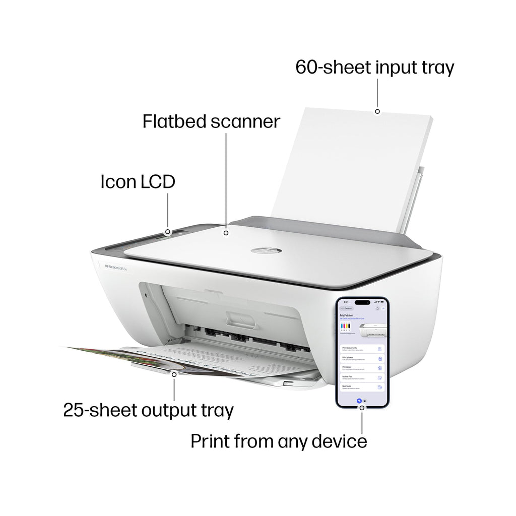 Wireless All-in-One Color Inkjet Printer, Scanner, Copier B658