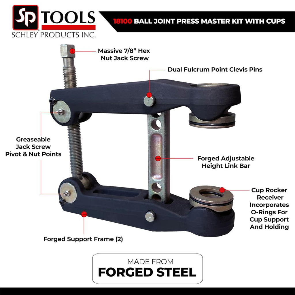 Ball Joint Press Master Kit with Cups N505966
