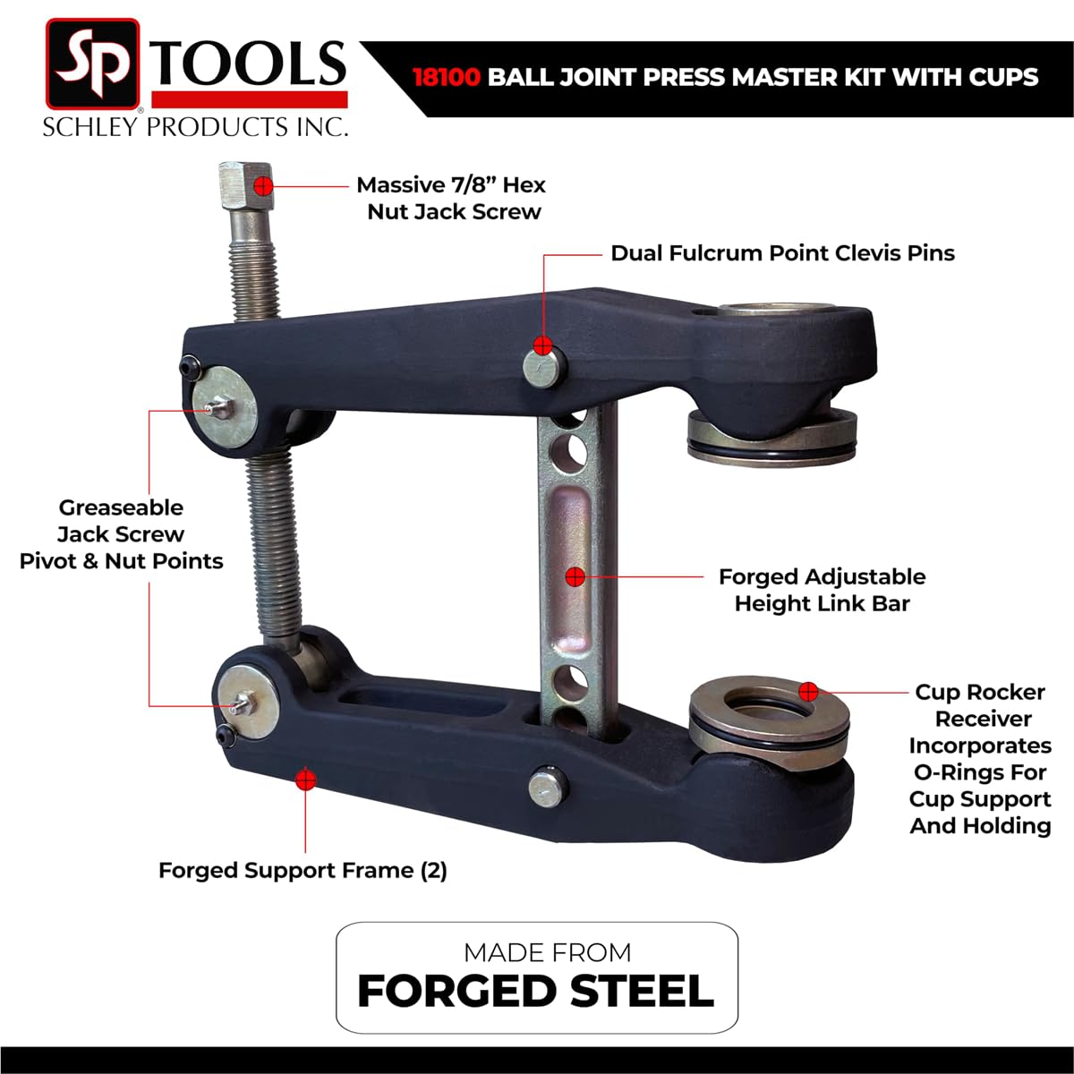 Ball Joint Press Master Kit with Cups N505966