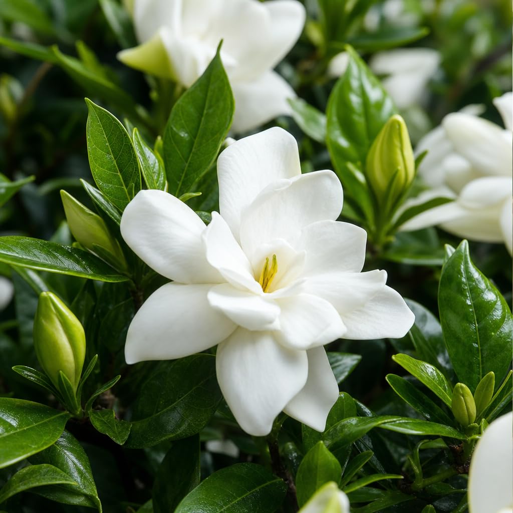 2 Extra Large 3 Gallon Frostproof Gardenia Jasminoides Fragrant Evergreen Shrub D9248