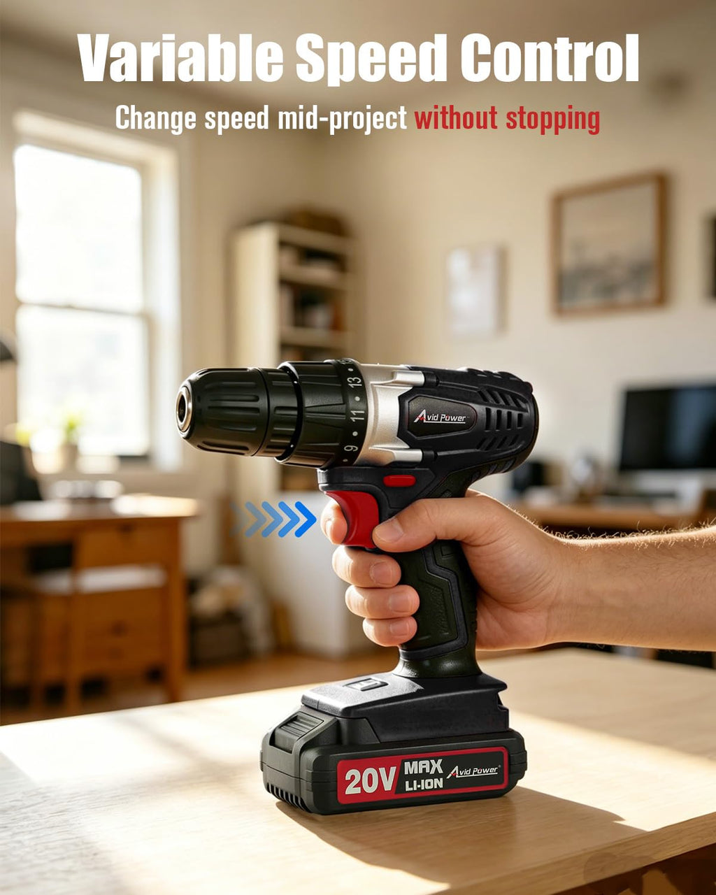 20V Cordless Electric Drill Set W450330