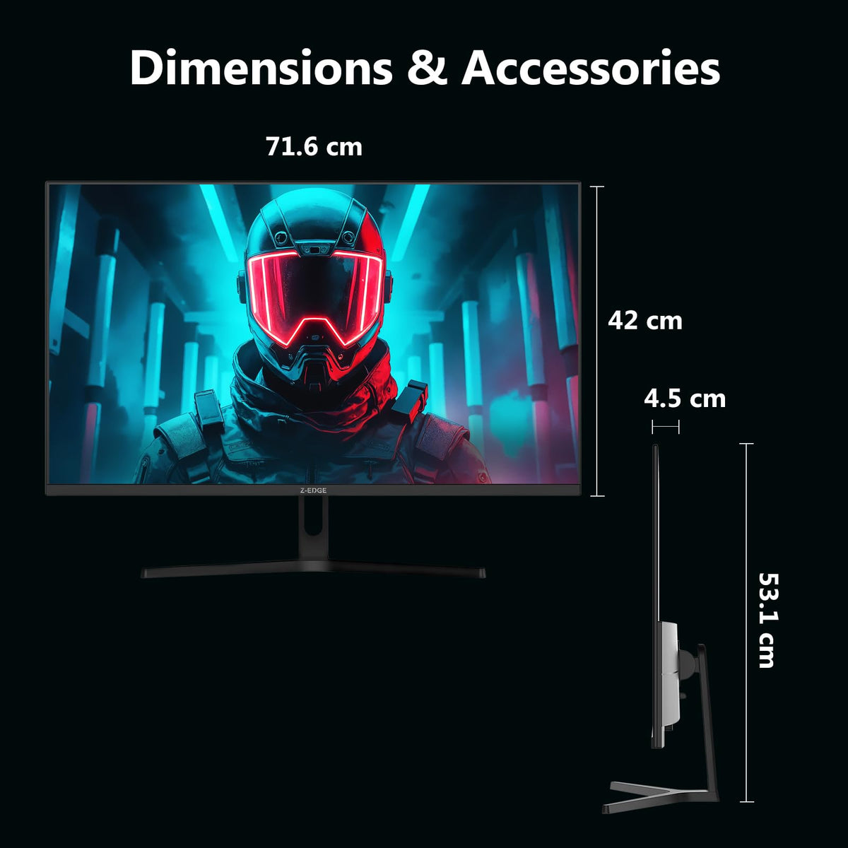 32 inch IPS Gaming Monitor QHD 1440P 200Hz N4595