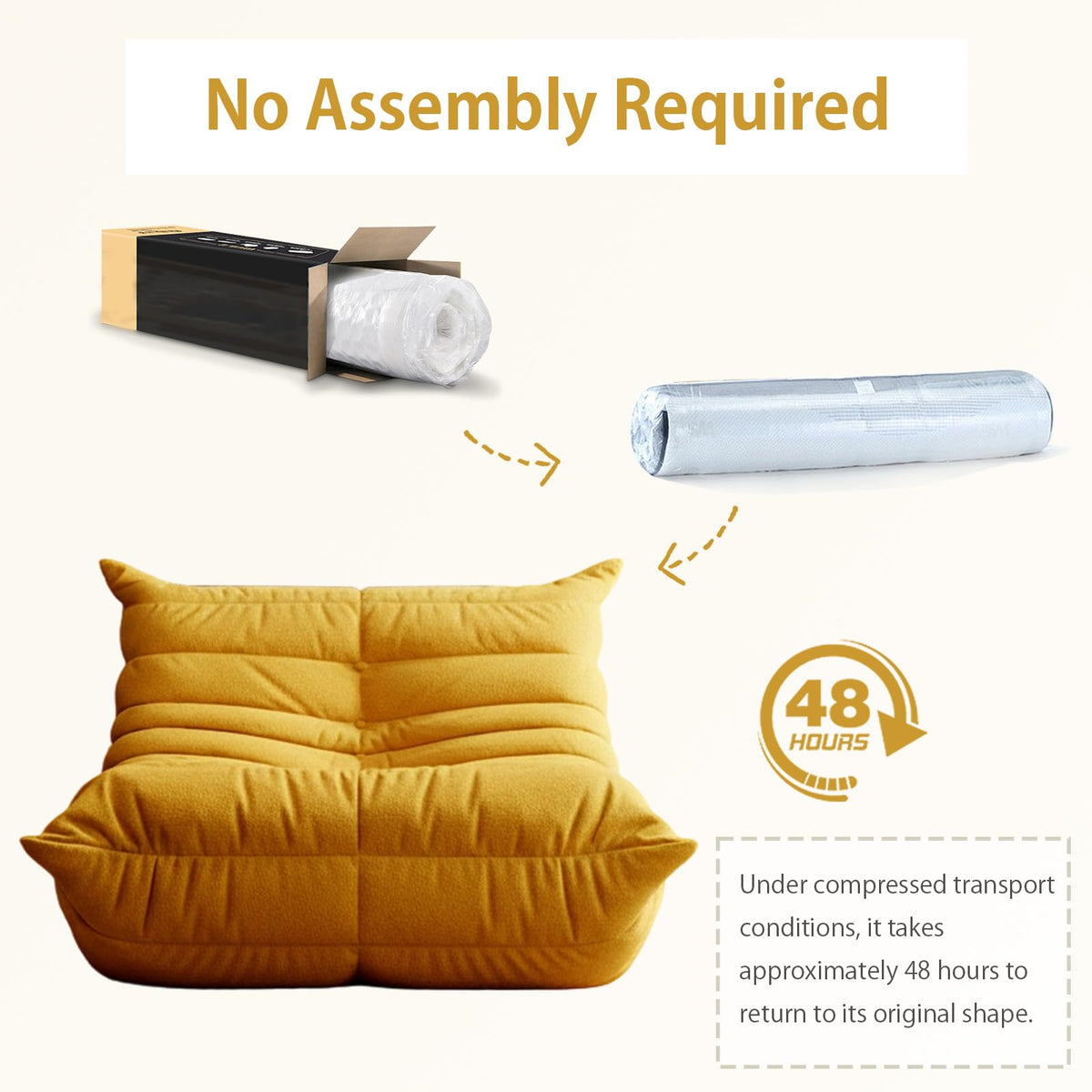 Oversized Memory Foam Bean Bag Chair F2880