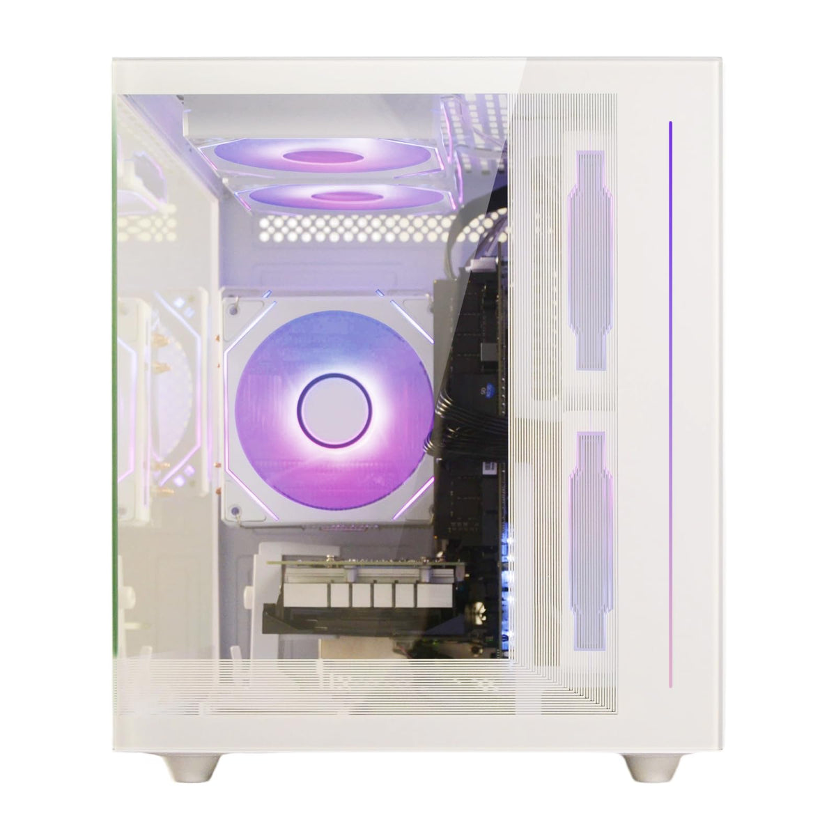 White Prebuilt Gaming PC Desktop Computer Q20255