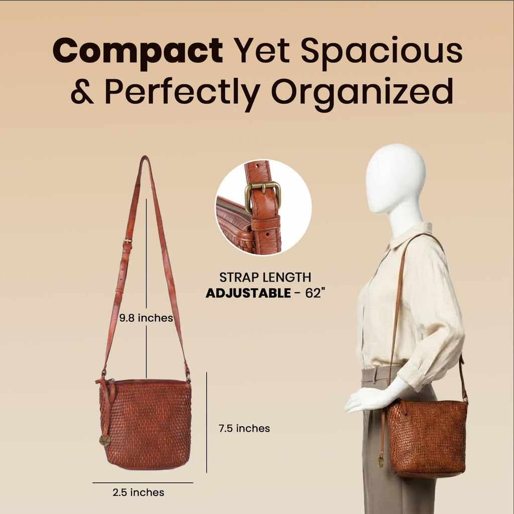 Genuine Leather Crossbody Sling Bag M634270