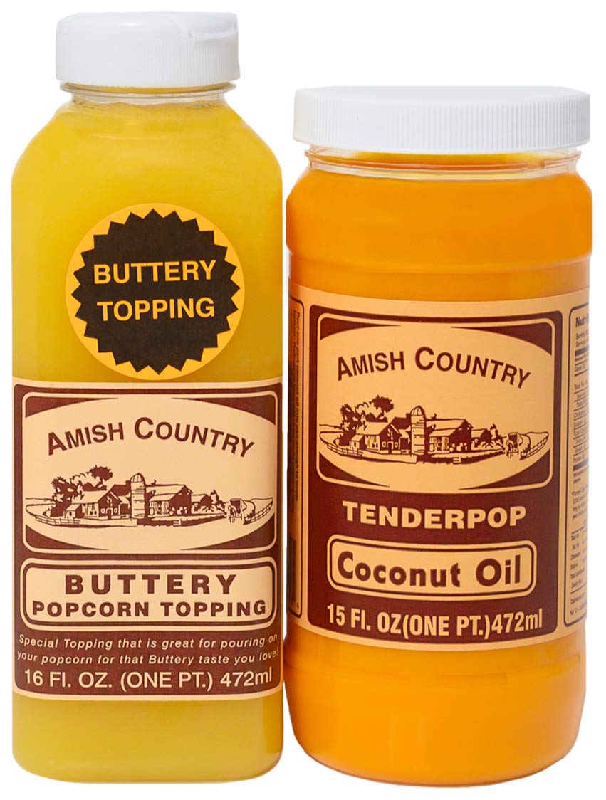 Coconut Oil and Buttery Popcorn Topping M96006