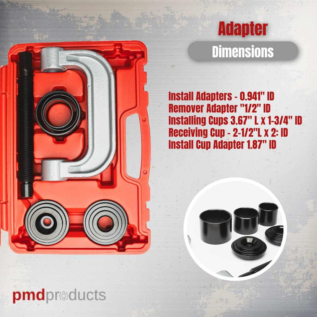 Forged Ball Joint Press Kit with Case W984373