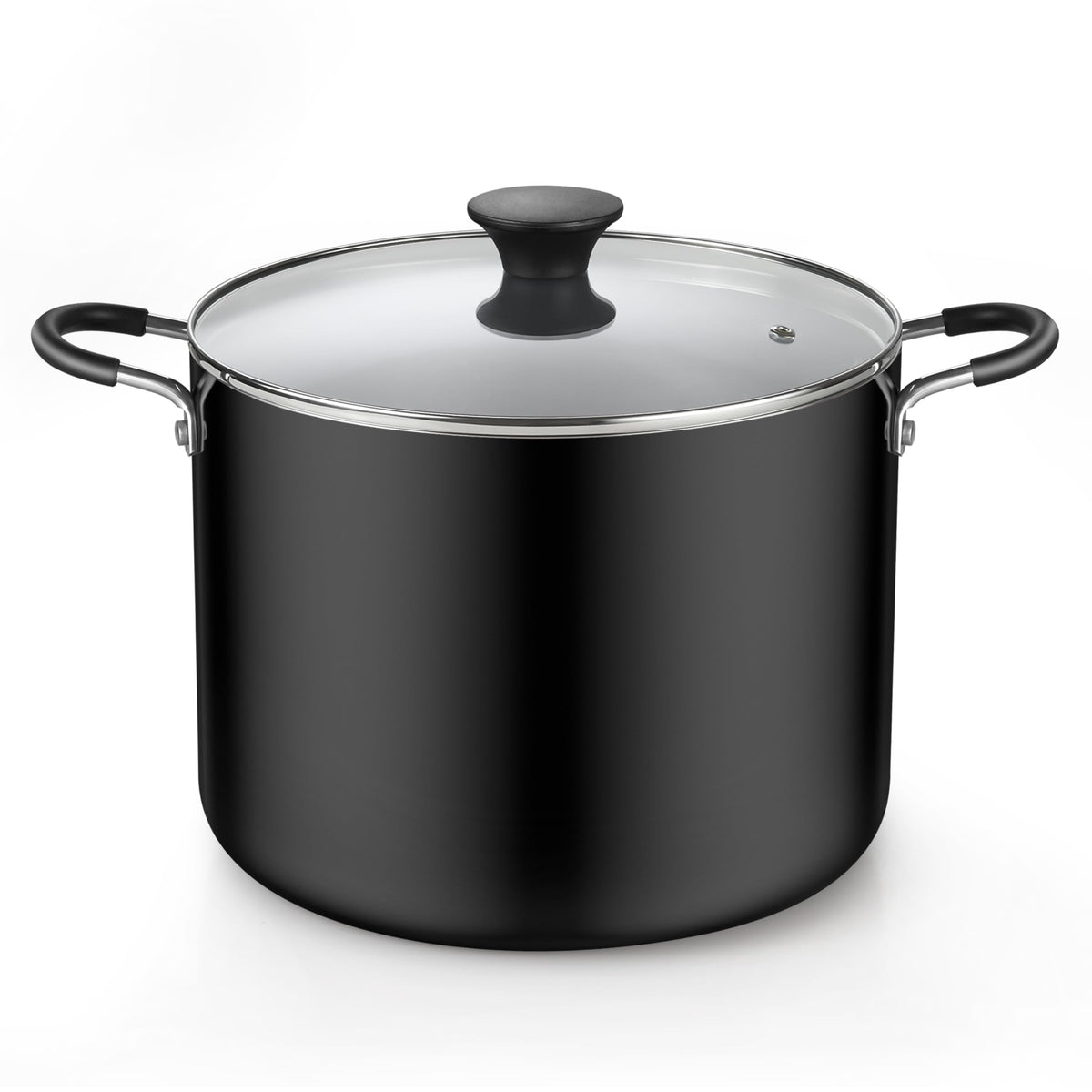 10.5 Quart Non Stick Stock Pot with Lid Q698