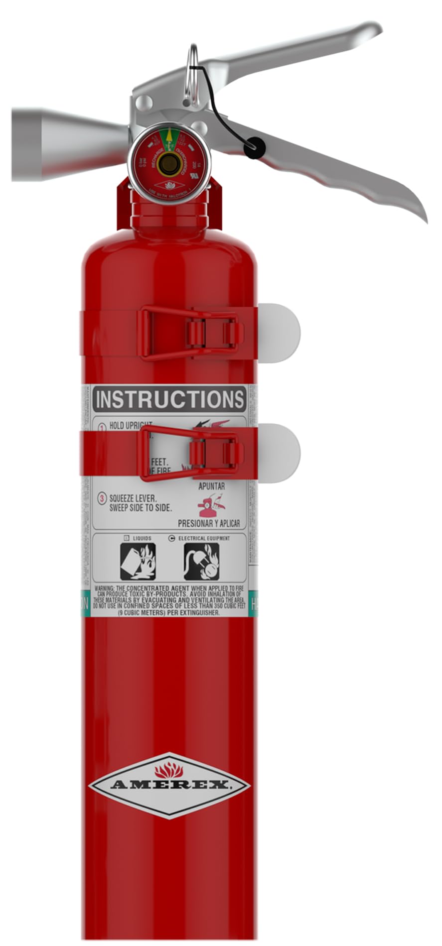 2.5 lb. Halotron I Class B C Fire Extinguisher, Pack of 2 M9245