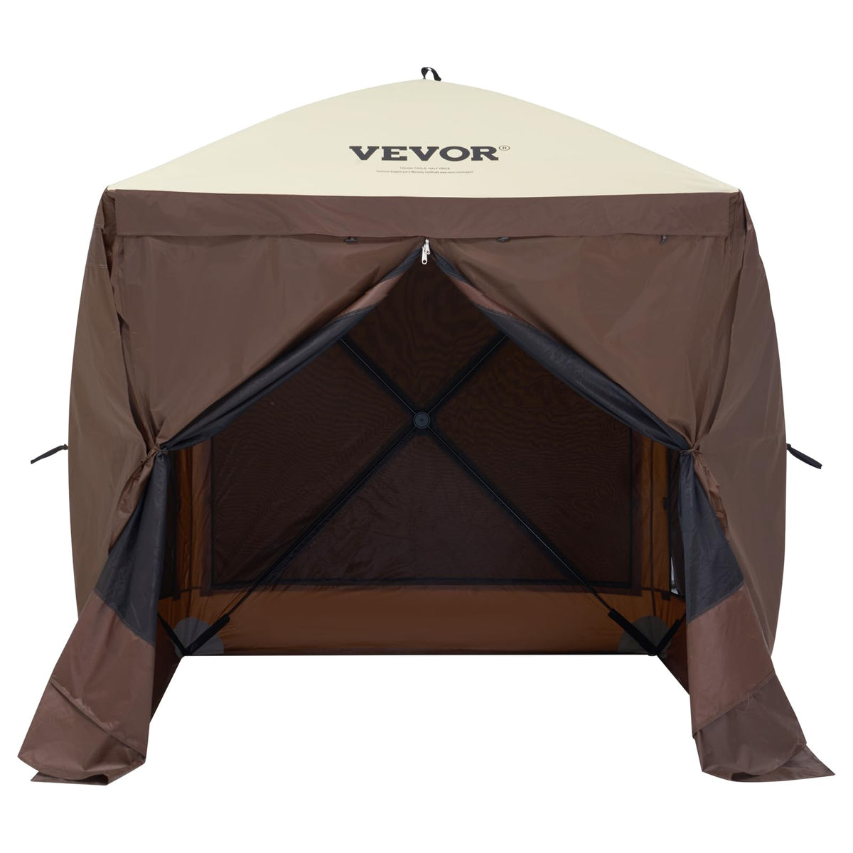 6 x 6 ft Pop Up Gazebo Tent with Mosquito Netting and Privacy Panels Y1576