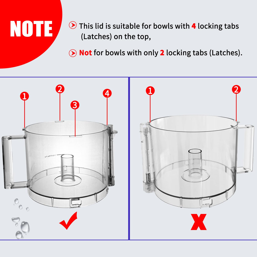 Food Processor Work Bowl Lid Z39943