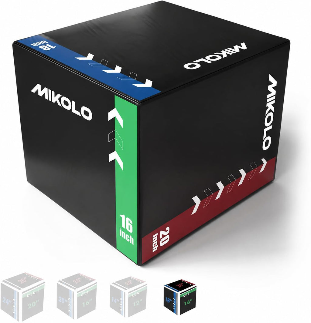 3-in-1 Foam Plyometric Box with Wood Core I78453