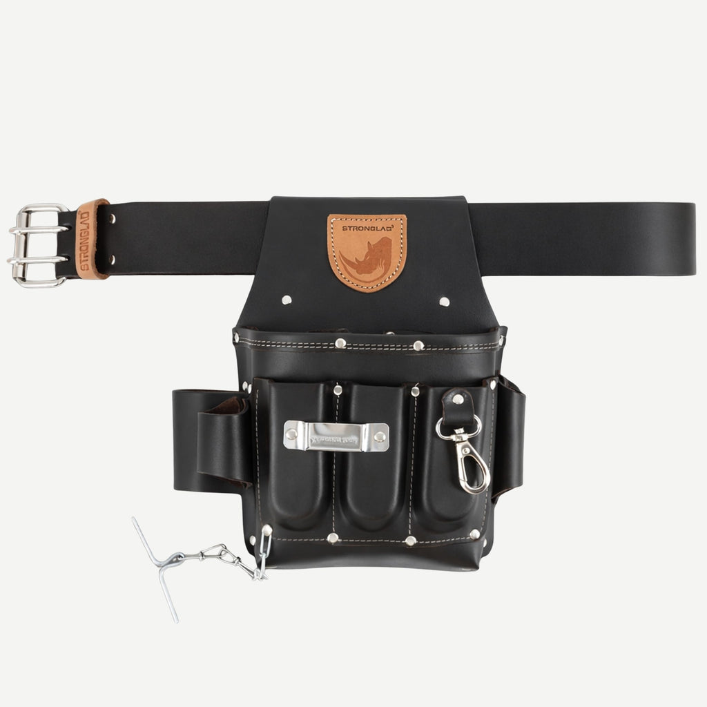 13-Pocket Top-Grain Leather Electricians Tool Belt L187