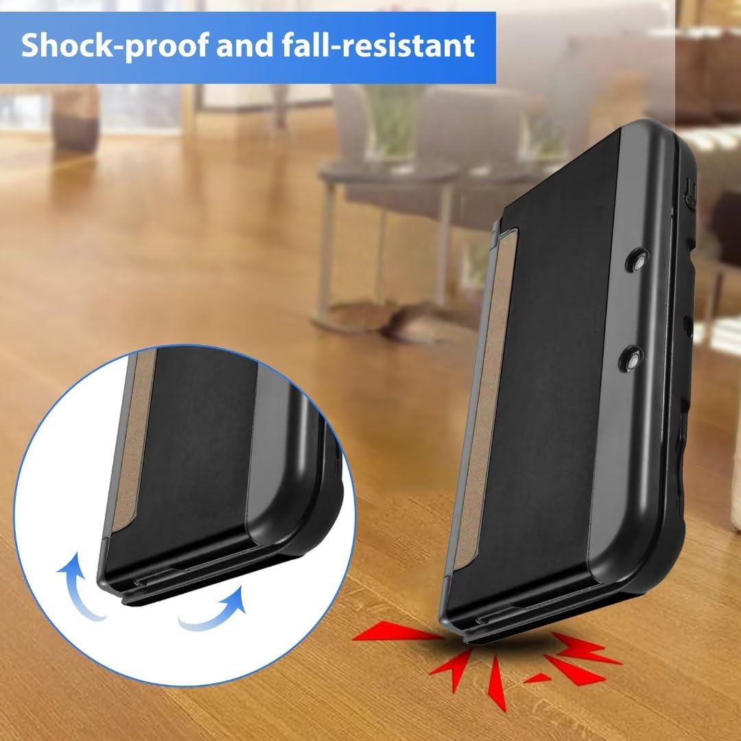 Hard Shell Case for New Nintendo 3DS LL XL 2015 Version - Black X482