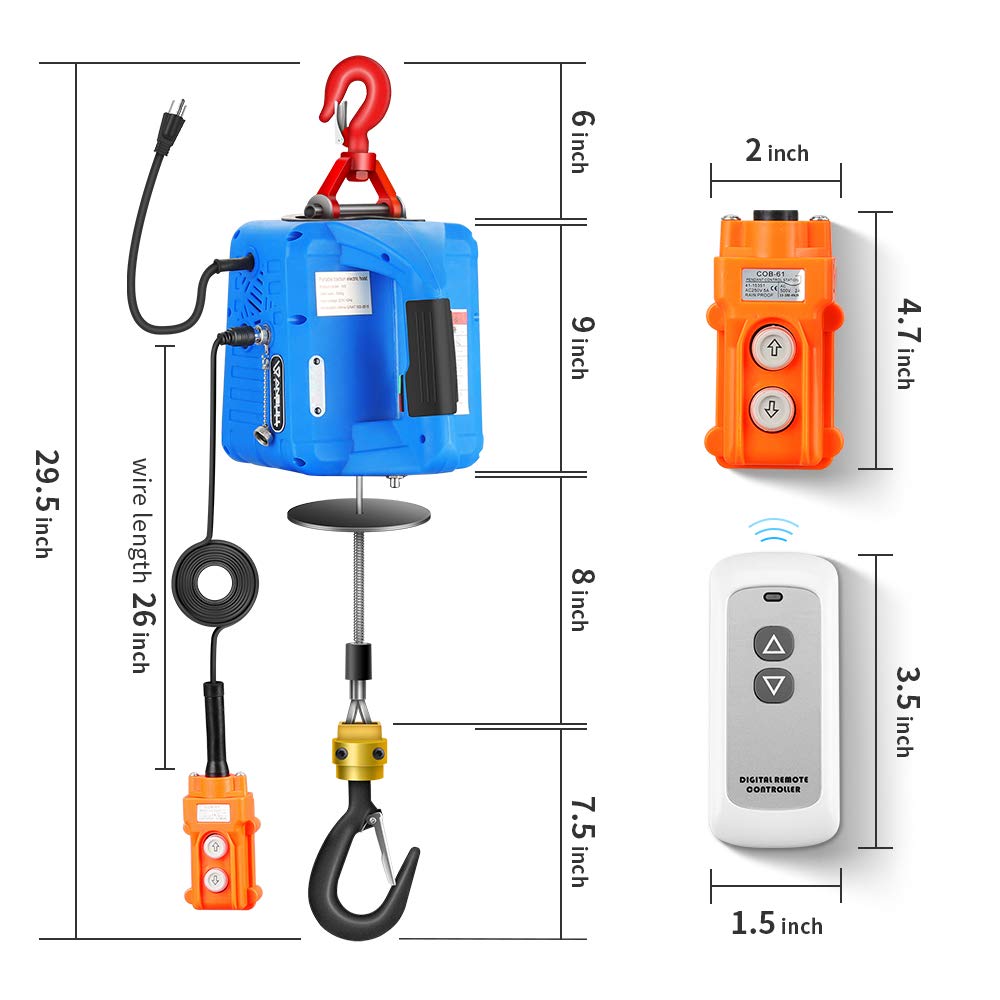 3 in 1 Electric Hoist Winch M851755