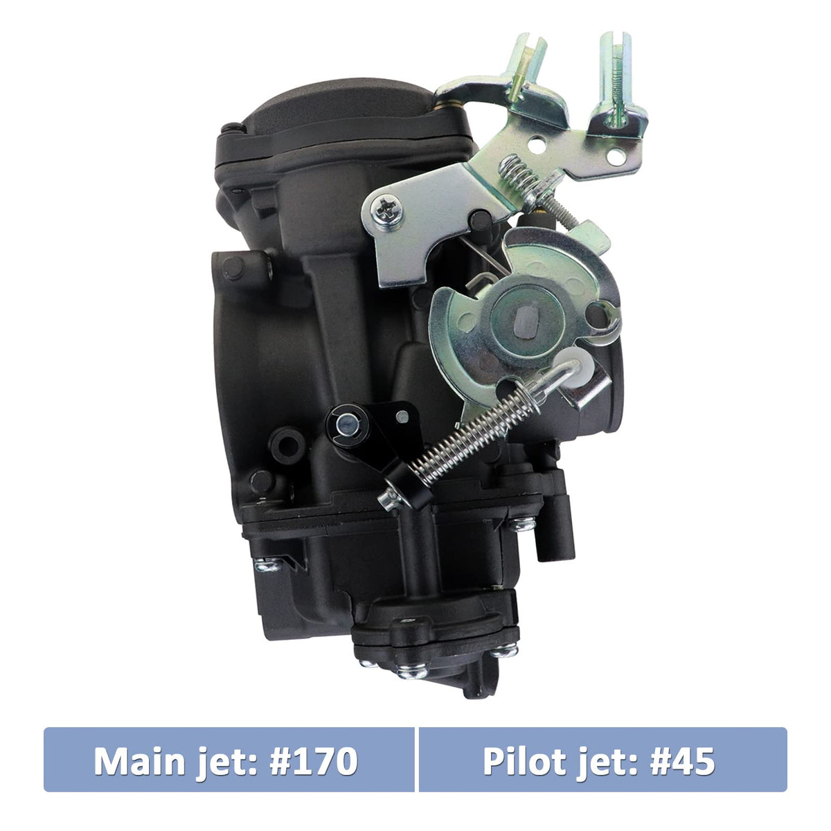 CV40 Carburetor with Fuel Filter Spark Plug Jets W260
