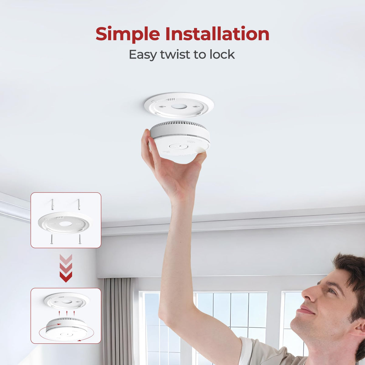 Smoke and Carbon Monoxide Detector Combo 1 Pack K858