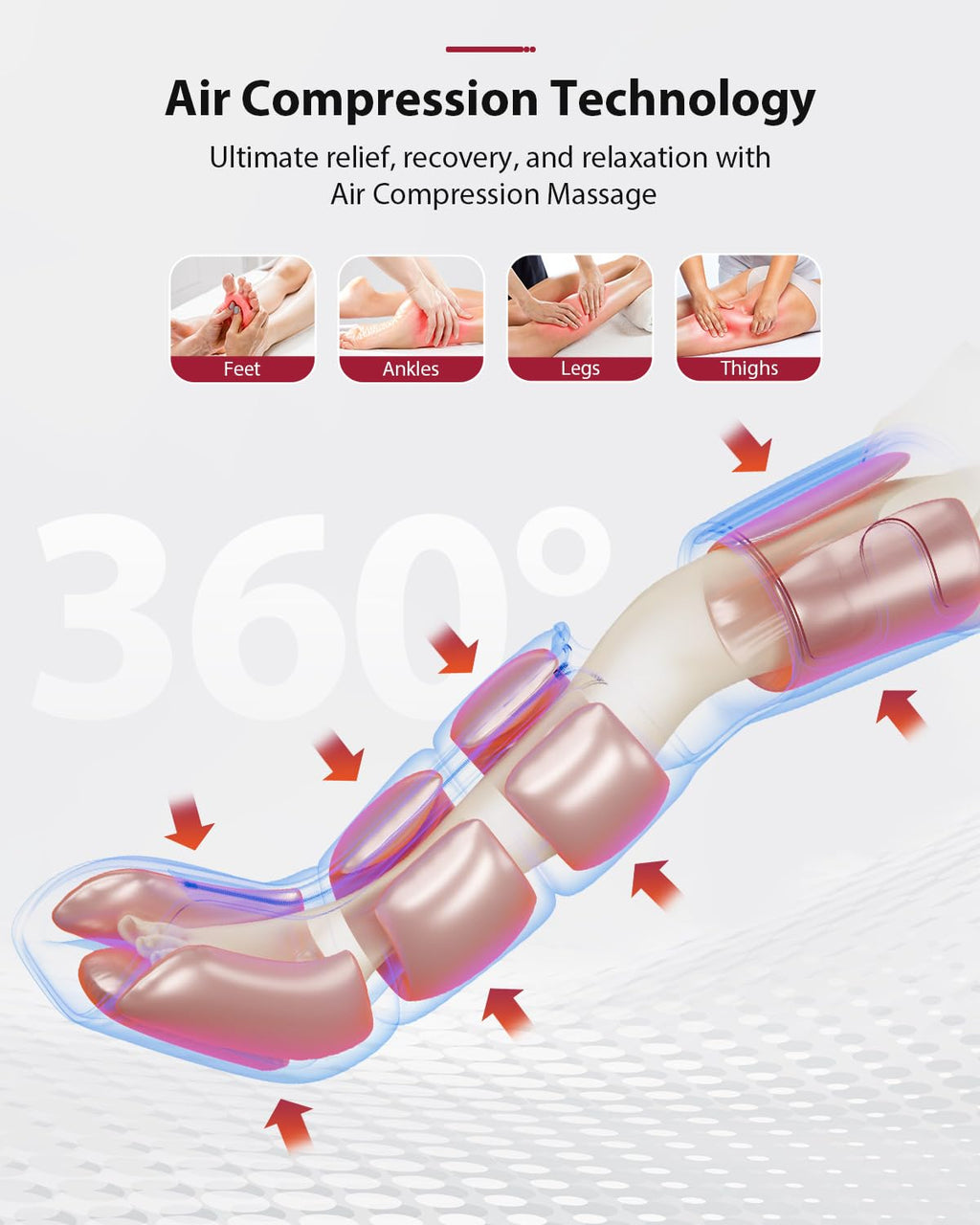 Air Compression Leg Massager K724